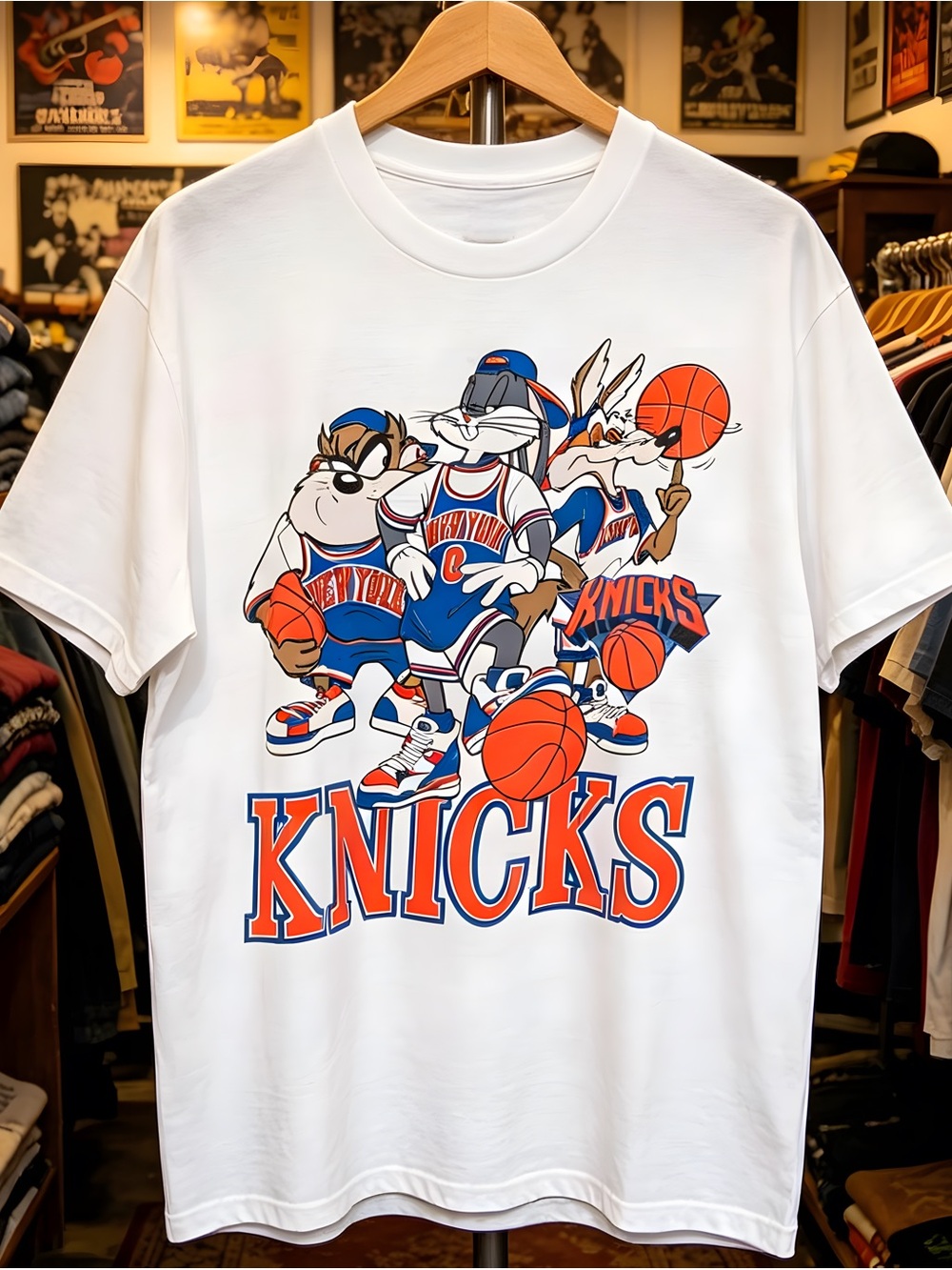 New York Knicks basketball tee with